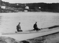 Frost boat in Whale Cove, near Digby, Nova Scotia, c. 1908